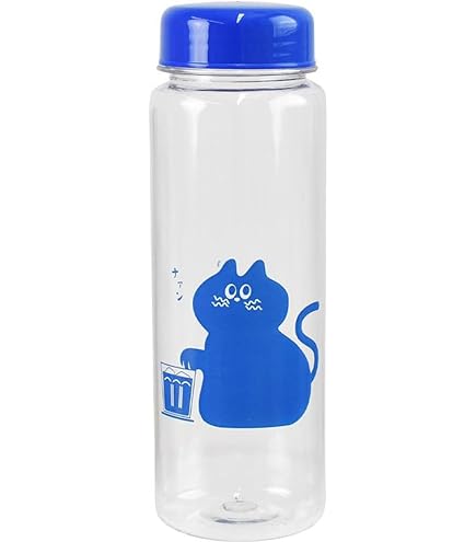 Amazon.co.jp: 逸品社 いたわりキャット クリアボトル のび